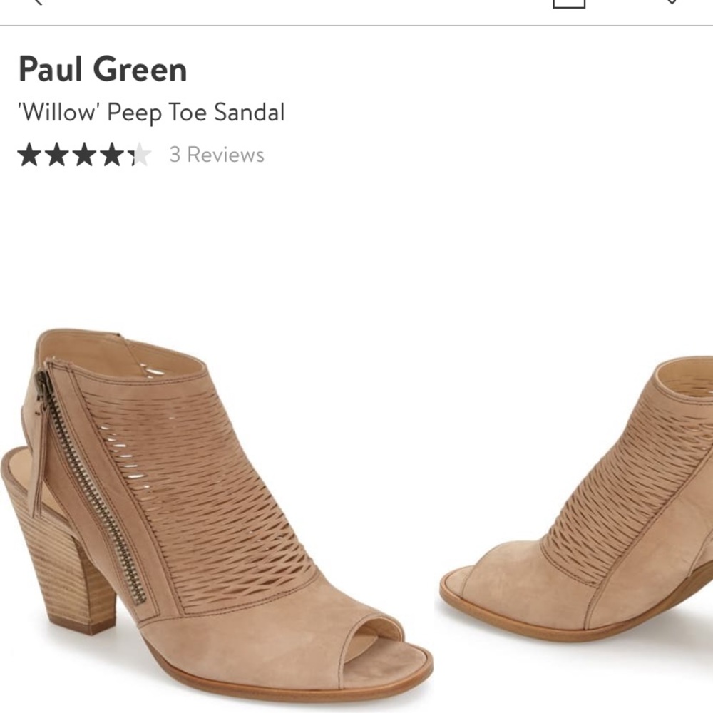 Paul green willow peep toe bootie